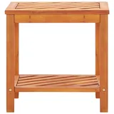 vidaXL Beistelltisch Akazienholz Massiv 45 x 33 x 45 cm