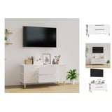 vidaXL TV-Schrank Weiß 102x44,5x50 cm Holzwerkstoff