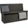 Relaxdays Faltbarer Sitzhocker mit Lehne 114 x 73 x 38 cm Braun