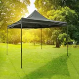 Hi Faltpavillon 3 x 3 m inkl. 4 Seitenteile Grau