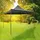Hi Faltpavillon 3 x 3 m inkl. 4 Seitenteile Grau