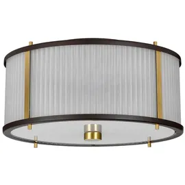 Elsteadlighting Corona 3-flammige Pendelleuchte - Museumsbronze dunkelbraun lackiert/gealtertes Messing - DL-CORONA-3P-BAB