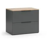Vicco Kommode Wido 60 x 50 cm mit 2 Schubladen