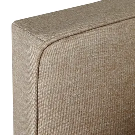 Mendler Schlafsessel HWC-L90 Stoff/Textil 197 x 103 cm Taupe mit Schlaffunktion