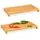 Relaxdays Schneidebrett-Set Holz 2 38 x 28 cm Braun