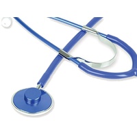 Gima - Einkopf-Stethoskop TRAD COLOR, Erwachsene, Y Farbe Blau, Pavillon Ø 43,5 mm, Latexfrei, CE-Medizinprodukt