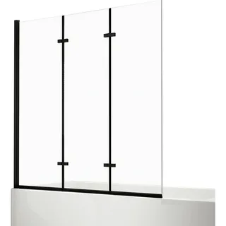 EMKE Emke, Duschkabine + Duschwand, Badewannenaufsatz (120 cm, 120 cm, 140 cm)
