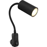 GLOBO Wandleuchte Robby in Schwarz max. 25 Watt Wandlampe