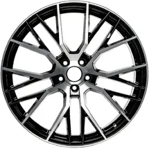 Tomason TN23 9,5 x 19 5 x 112 ET35 MB66,6 Schwarz/Weiß Poliert