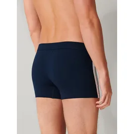 SCHIESSER Retro Boxer unifarben blau S 6er Pack