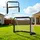 Homcom Fußballtor Schwarz 90 x 36 x 60 cm