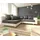 DeLife Ecksofa Clovis Weiss Schwarz Armlehne Ottomane Links Modulsofa, Design Ecksofas, Couch Loft, Modulsofa, modular
