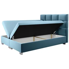 beautysofa KANADA 160 x 200 cm Blau