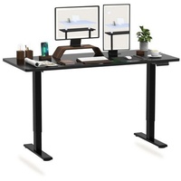FLEXISPOT Schreibtisch EB2-SET, Höhenverstellbarer Schreibtisch, Dual-Motor & 2-FACH-TELESKOP
