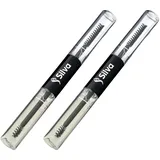 Silva Wimpern und Augenbrauen Serum ohne Hormone 100% Natürlich Wimpernserum Wachstum Testsieger Augenbrauenserum Long Lash Eyebrow Lifting Booster Wimpernlifting mit Veganen Bestandteilen (2x10ml)