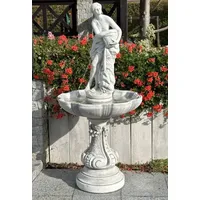 Casa Padrino Springbrunnen Barock Grau Ø 73 x H. 155 cm