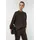 Comma, Strickponcho mit Stehkragen - braun - L