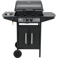 LUND Garten-Gasgrill 2+1 8Kw Seitenbrenner