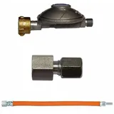 TGO Anschlußgarnitur für Gasgeräte 50mbar Druckminderer Gasgrill Gas G 1/2' Ig