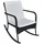 vidaXL Gartenstuhl 64 x 91 x 101 cm schwarz