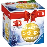 Ravensburger Puzzle 3D Puzzle-Ball Weihnachtskugel Norweger Muster (11269)