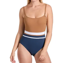 Badeanzug Damen - Schwimmen - Basic BLAU 42 B