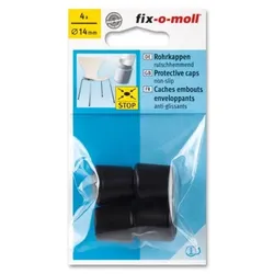 Rohrkappen rutschhemmend 14mm fix-o-moll