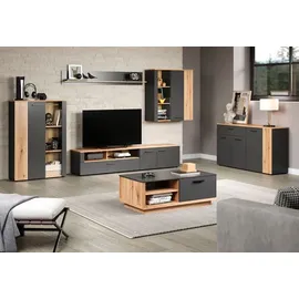 trendteam Highboard Esteban Dekor Grau Anthrazit