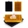 Blumtal Eiswürfelformen Silikon - Eiswürfelform - Silikon Eiswürfelform für Eiswürfel 2,6 cm - 2 x Eiswürfelformen in M - BPA freier Ice Cube Maker 2x - Black Blue und Spicy Mustard