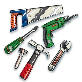 Liontouch - Werkzeugspielset für Kleinkinder – Ab 1 Jahr | Sicheres Schaumstoff-Set mit Bohrmaschine, Hammer, Säge, Schraubenzieher, Schraubenschlüssel & Nagel | Lernspielzeug für Bauen & Konstruktion