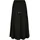 URBAN CLASSICS Ladies Viscose Midi Skirt Rock, black