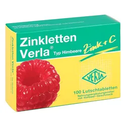 Zinkletten Verla Himbeere Lutschtabletten