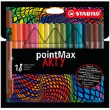 Stabilo pointMax ARTY - 18er Pack - mit 18 verschiedenen Farben