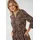 Cream Blusenkleid Braun 38