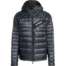 adidas Terrex - Terrex Techrock Climawarm+ Down Hooded - Daunenjacke Gr M blau/grau