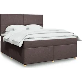 vidaXL Boxspringbett 180 x 200 cm Braun