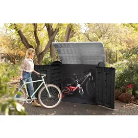 KETER Mülltonnenbox Store-it-out Ultra 177 x 113 x 134 cm grau