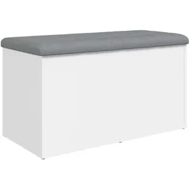 vidaXL Sitzbank Truhenbank Weiß 82 x 42 x 45 cm