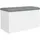 vidaXL Sitzbank Truhenbank Weiß 82 x 42 x 45 cm