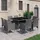 vidaXL Garten-Essgruppe 9-tlg. Grau
