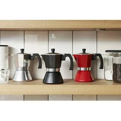 Leopold Vienna LV113009 Manuelle Kaffeemaschine Mokka-Kanne 0,31 l Silber