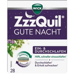 WICK ZzzQuil GUTE NACHT EIN- & DURCHSCHLAFEN 28 St Tabletten