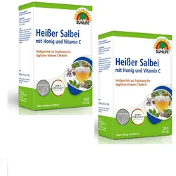 Sunlife Heißer Salbei + Honig Sticks a 20 Stück 2er Pack