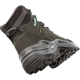Lowa Renegade GTX Mid Damen Asphalt/Türkis 41