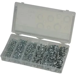 MULTIBOX Federring-Sortiment 800 TLG, 4-12 mm, Federstahl, verzinkt