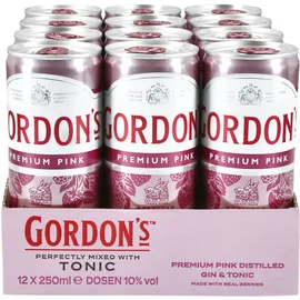 Gordon's Premium Pink Gin & Tonic Dose 10% Vol. 12x0,25l