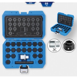 Brilliant Tools Felgenschloss-Sortiment für BMW, 22-tlg
