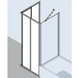 Kermi Ibiza 2000 Eckeinstiegshälfte 70 x 185 cm I2ED2070181AK