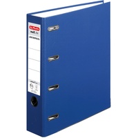 herlitz 10842276 Doppelordner maX.file protect, A4, Rückenbreite: 7cm, Ablage: A4 / 2 x A5 quer, blau, 10 Stück