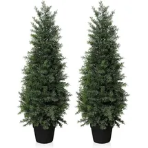 luxuskollektion Kunstpflanze Zeder Konifere Topf Outdoor UV 2 90 cm